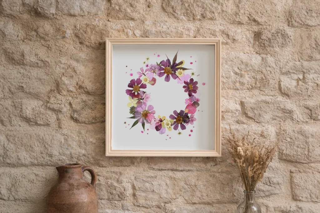 herbier floral décoration maison campagne